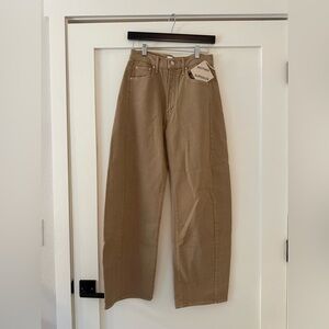 MOTHER Half Pipe Flood Barrel Jeans